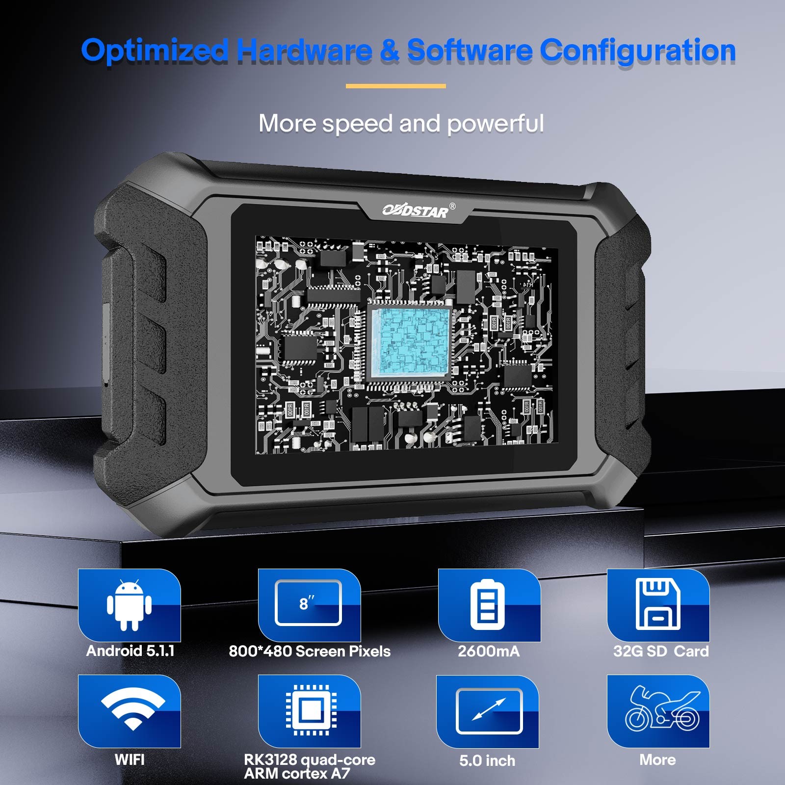 OBDSTAR ISCAN For DUCATI Motorcycle Diagnostic Scanner Immo KEY Progarmming