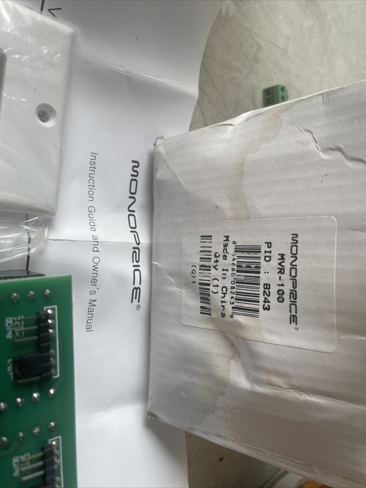 Monoprice mvr 100 speaker volume controller 8243