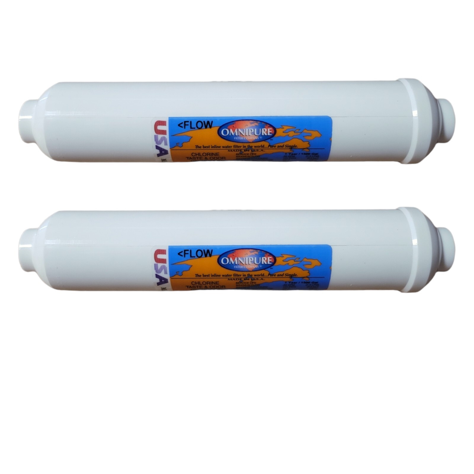 Omnipure K2585BB 10" x 2" ALL Phosphate -Scale Inhibitor Inhibitor filter (2 Pk)