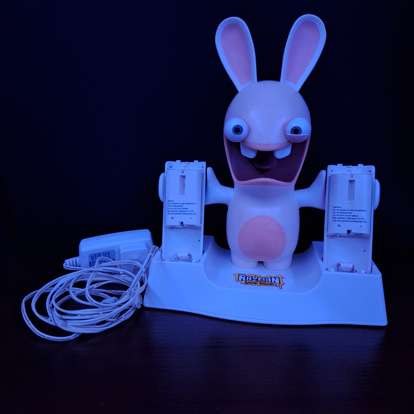 Rayman Raving Rabbids Wii Remote Controller Charger - FOR PARTS/NOT WORKING