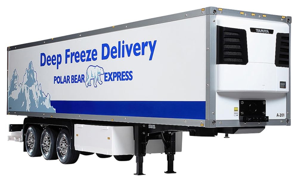 TAMIYA 1/14 Electric RC Big Truck No.19 3-Axis Reefer / Semi-Trailer 56319