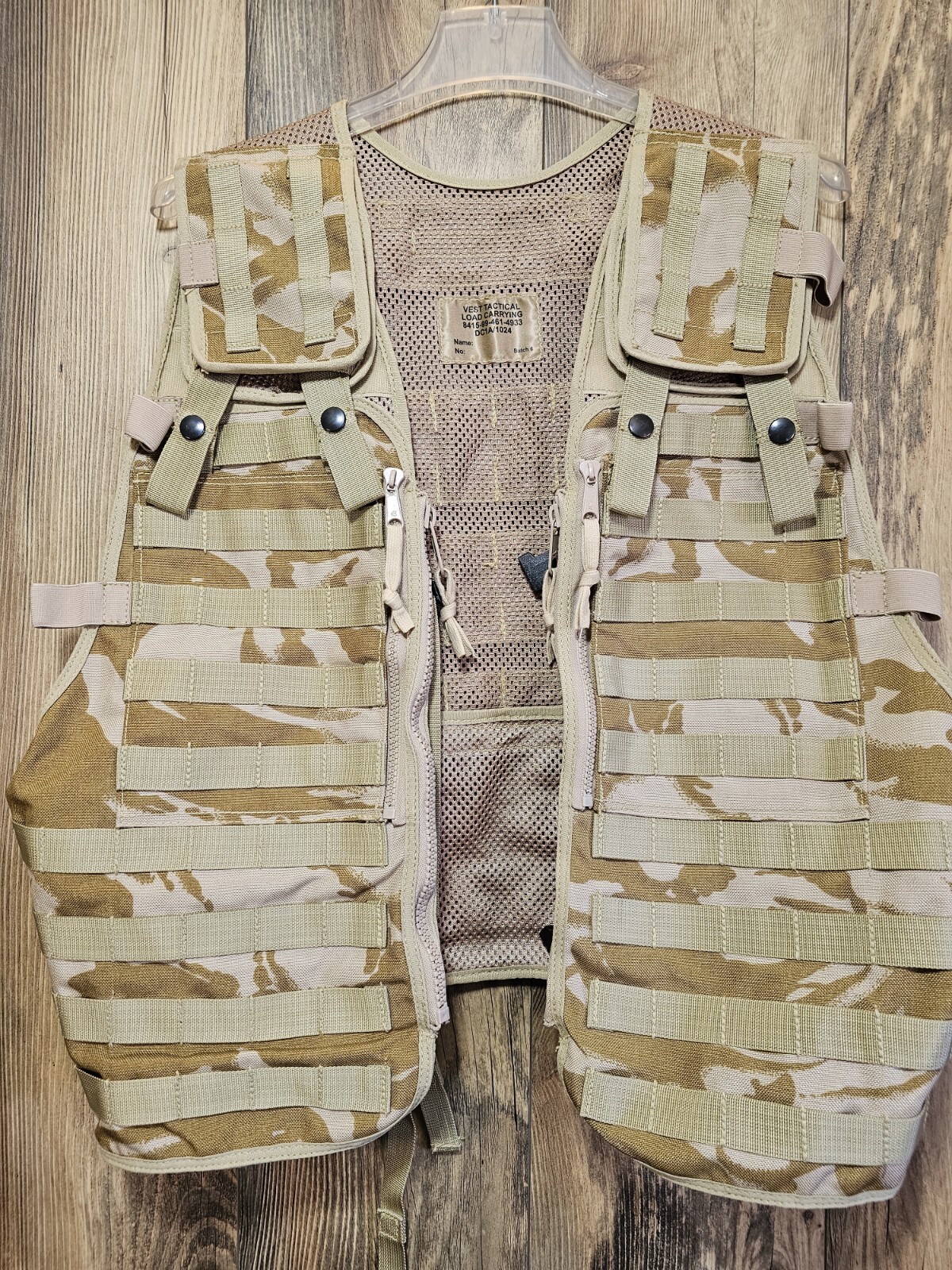 New Tactical Load Carrying Vest Desert Camo