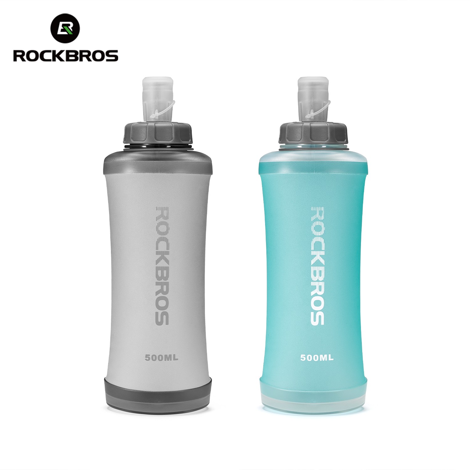 ROCKBROS Bicycle Cycling Sports Soft Water Bottle Outdoor Foldable Water Cup