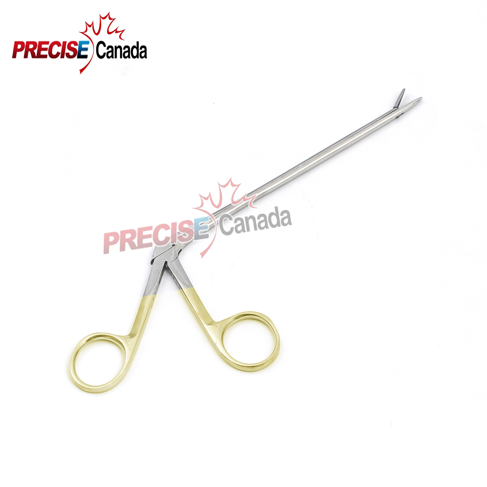 Gold Handle Autoclavable Alligator Micro Ear Forceps 3.5" Serrated
