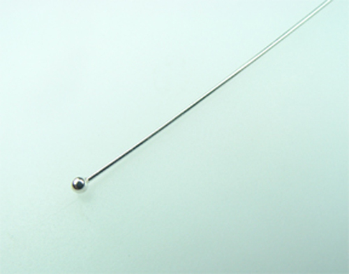 #701 sterling silver ball end head pin of 1.5" & 2",quantity 25 pieces