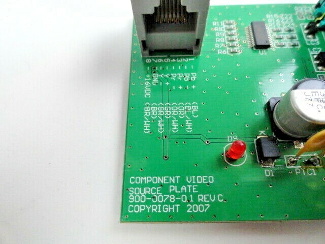 Elan Component Video Source Plate Sender 900-0078-01 Home Audio Video