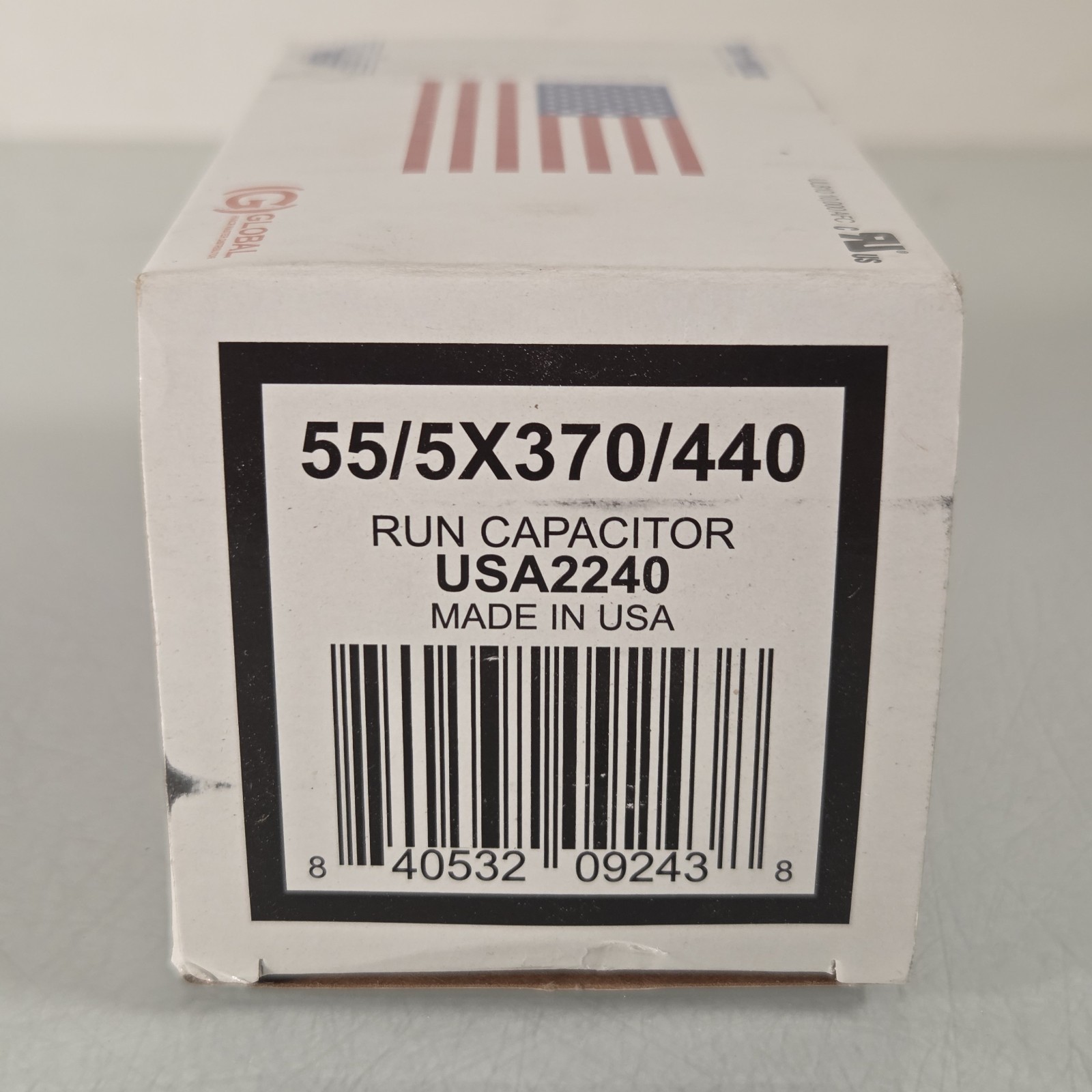 AmRad Round Run Capacitor 55/5 MFD 370/440 VAC USA2240