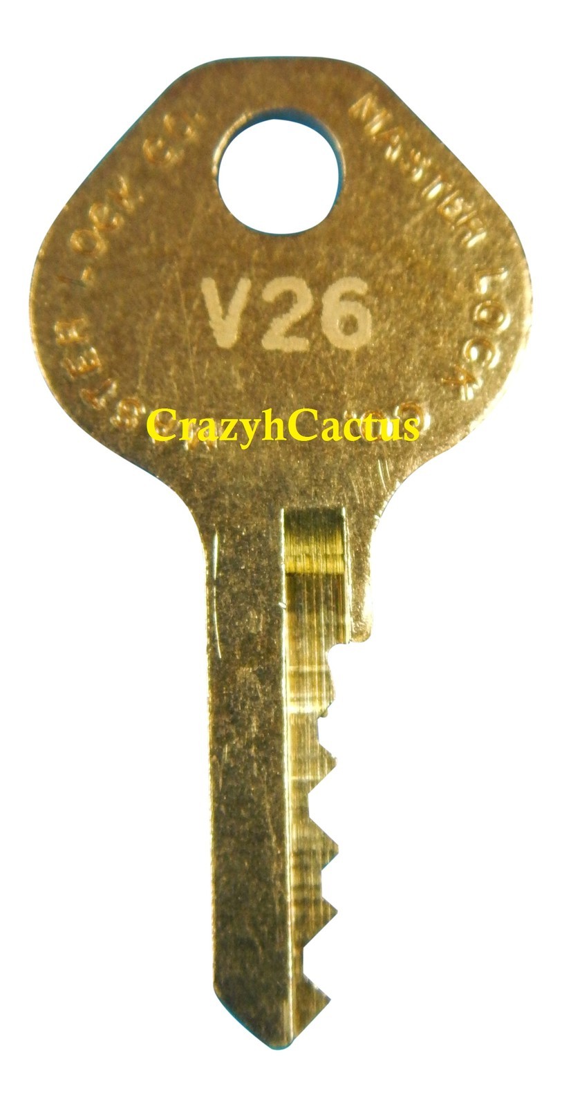 Master Lock Padlock 1525 1585 2010 2076 Control Key OEM Original Master Key V26