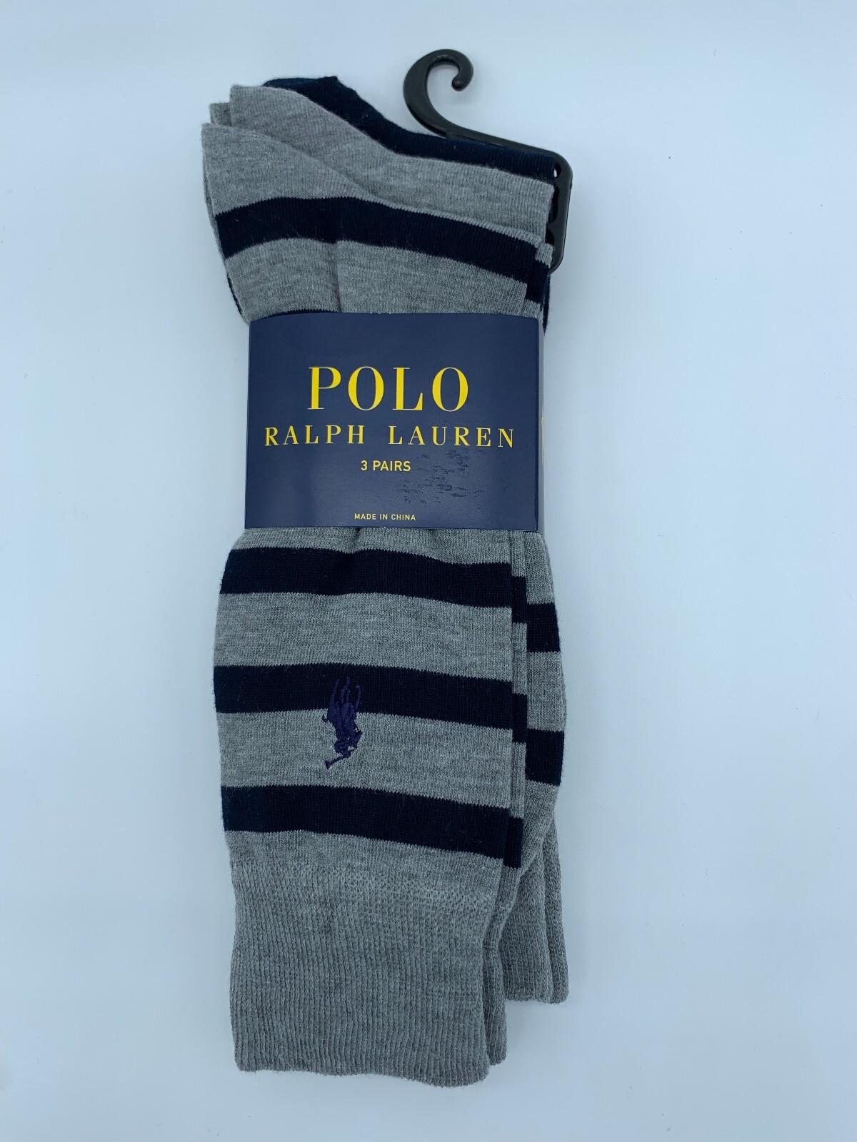 NEW 3 PAIRS MENS POLO RALPH LAUREN CASUAL DRESS SOCKS SIZE 10-13