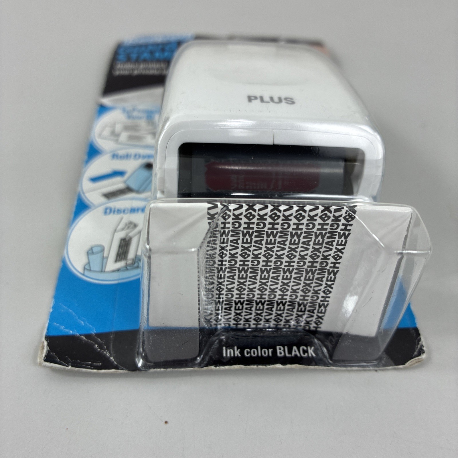 Kespon Plus Guard Your ID Stamp Roller Information Blocker 1" Roller Width Black