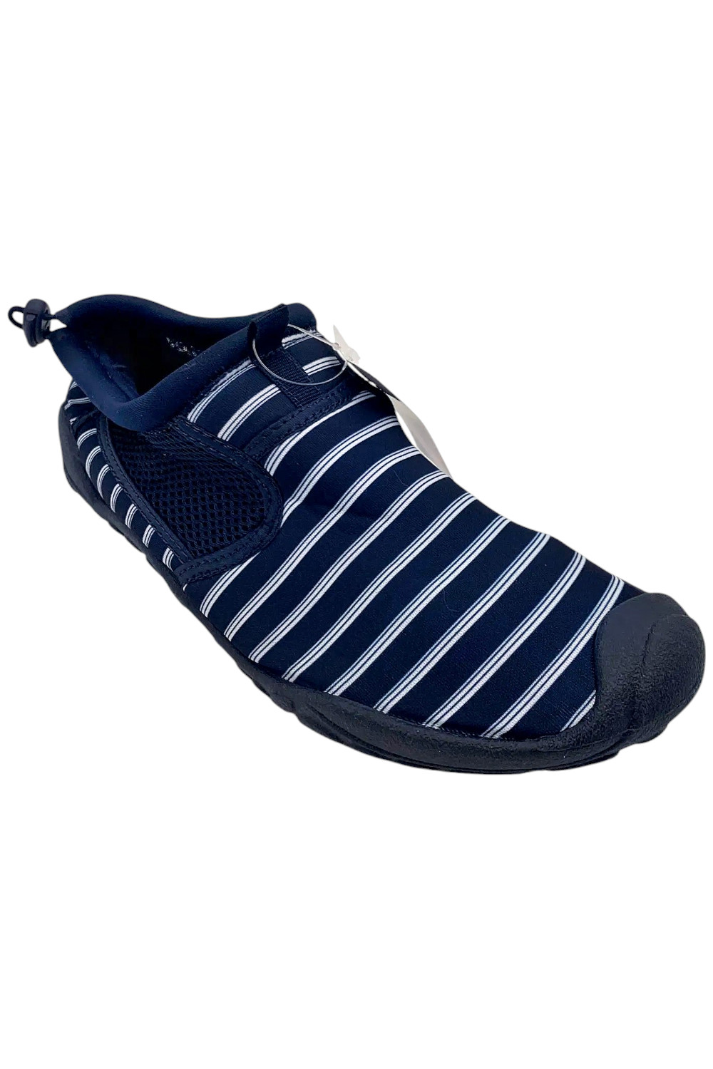 Lands' End Women's Slip-On Water Shoes Aqua Sock Navy FoundersSt