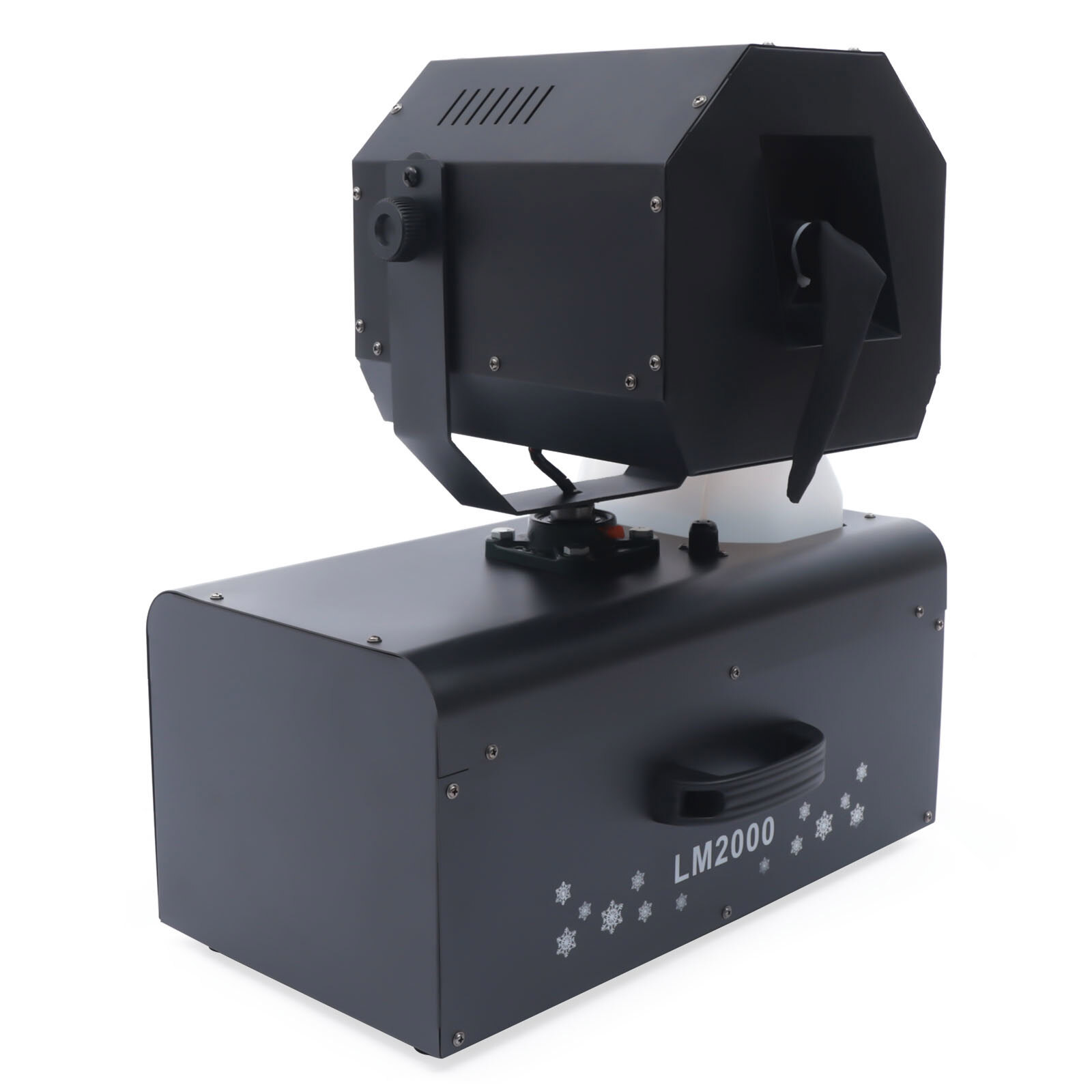 Snowflake Effect Machine 2000W Stage Snow Flake Maker 90° Rotatable w/Remote