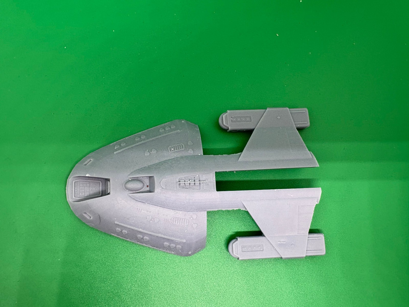 1/2500 scale Norway class Starship  Star Trek 3d printed resin model