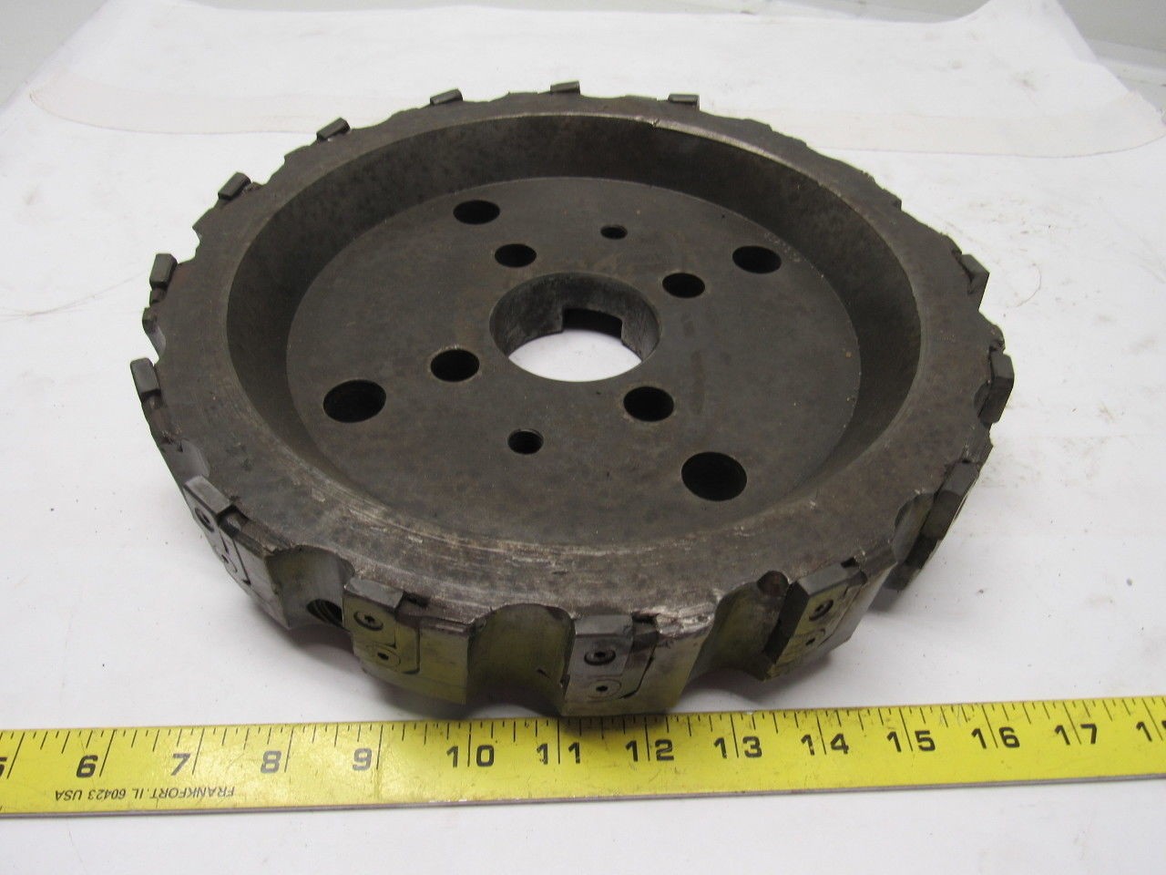 Ingersoll 6K2K12L50 12" Shell Face Mill 2-1/2" Arbor Hole W/16 Inserts
