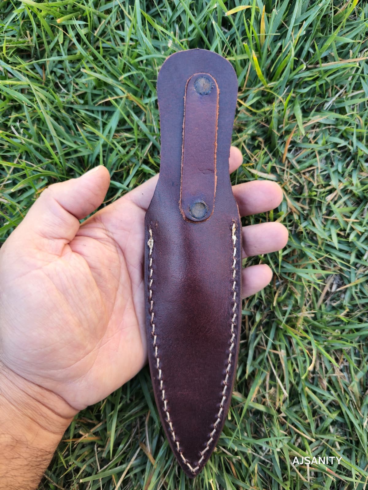 Handmade Forged Steel Double Edge Dagger Hunting Knife -Throwing