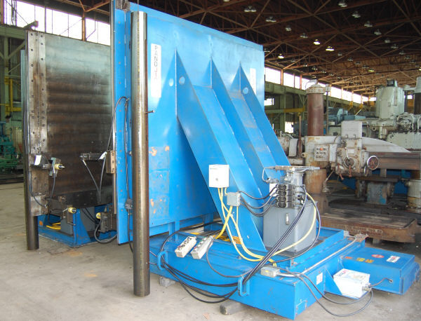 40000 LB PANDJIRIS HTS400 VERTICAL HEADSTOCK TAILSTOCK WELDING POSITIONER #25914