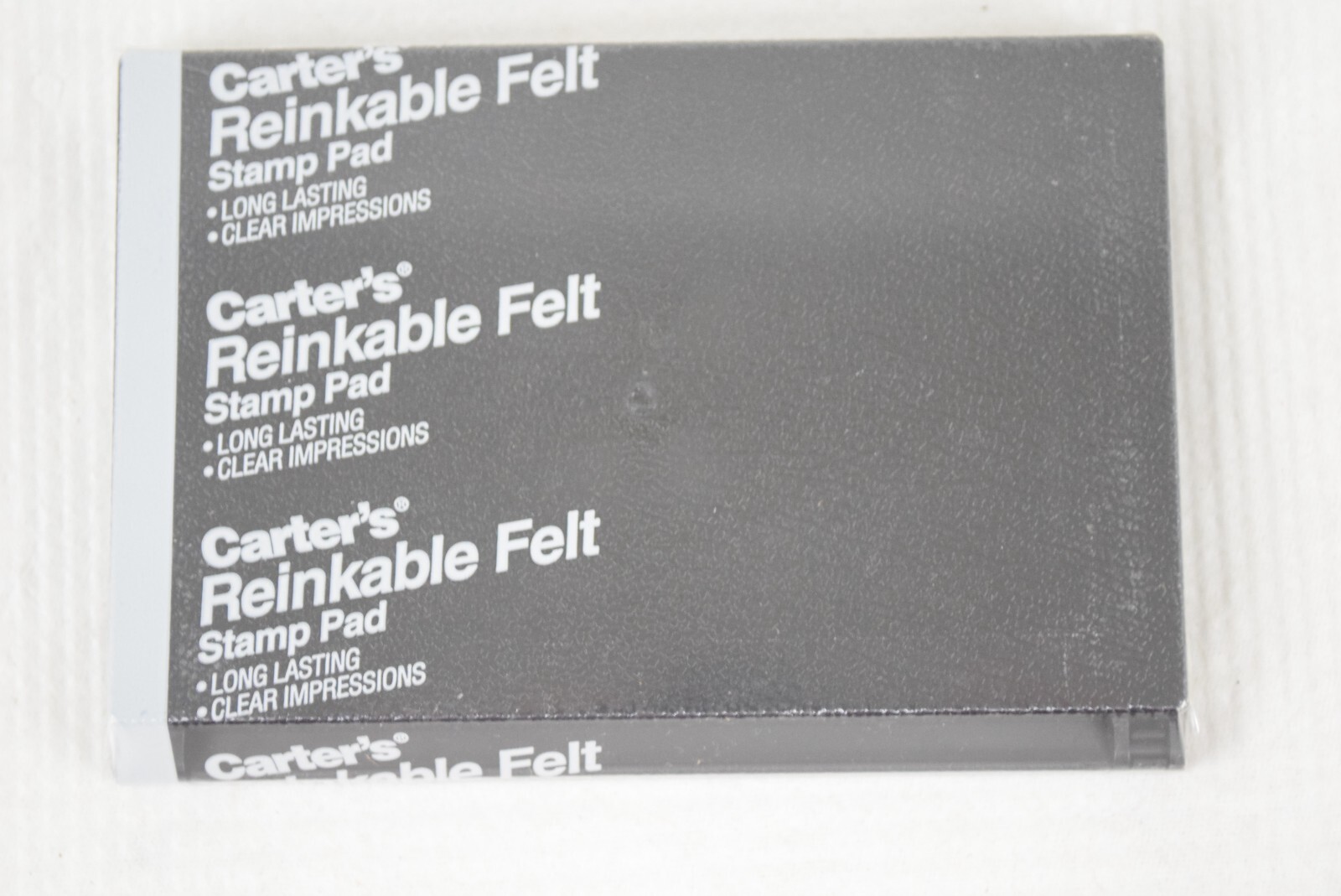 Carters Reinkable Felt Stamp Pad Long Lasting 2 3/4 x 4 1/4