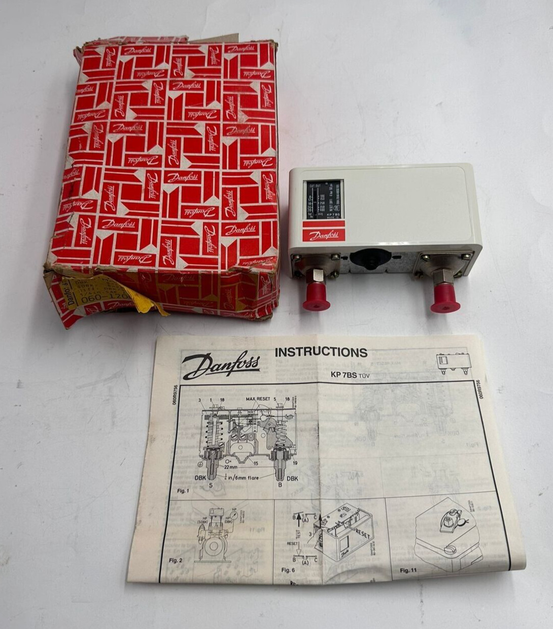 Pressure switch Danfoss KP 7BS M/M 060-1200