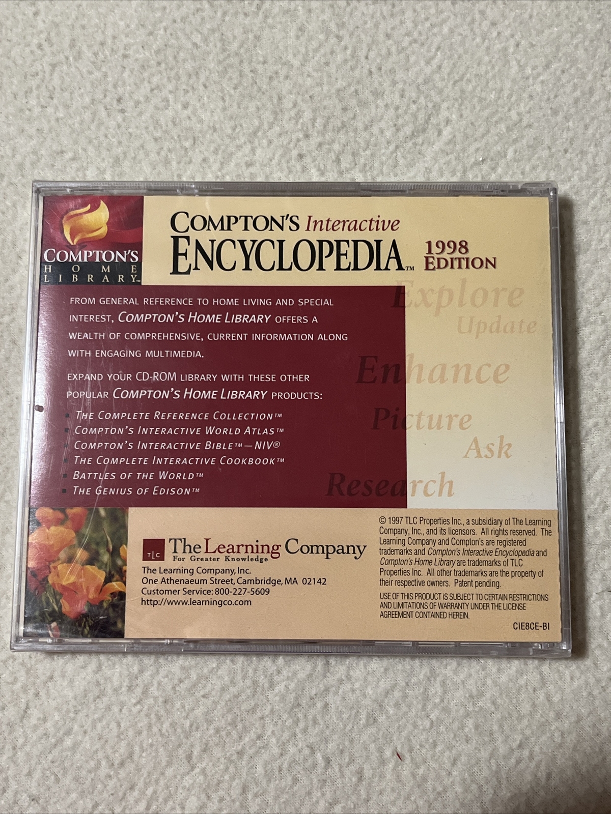 CD-ROM Compton's Home Library Interactive Encyclopedia 1998 Edition NEW/Sealed