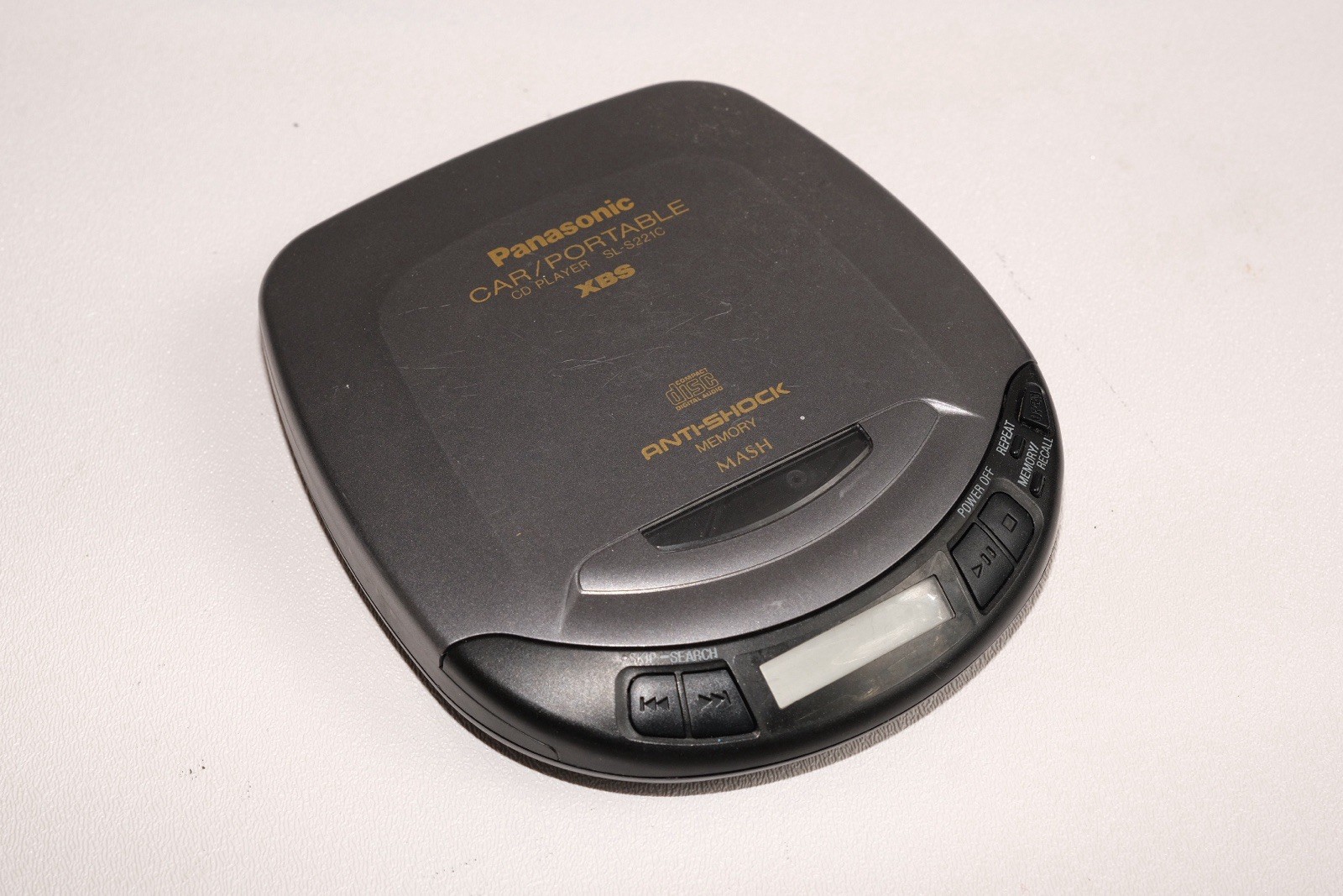 Panasonic SL-S221C XBS Portable CD Player- Dated 1997- Works Sometimes….