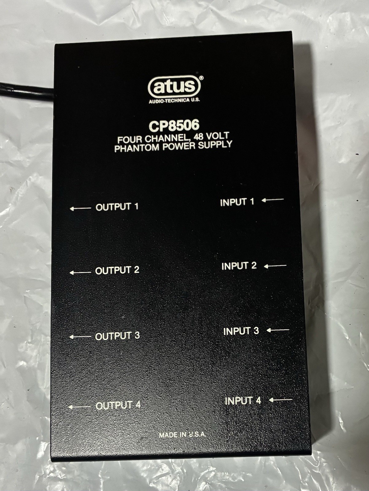 ATUS CP8506 4-Channel 48V Phantom Power Supply Audio-Technica