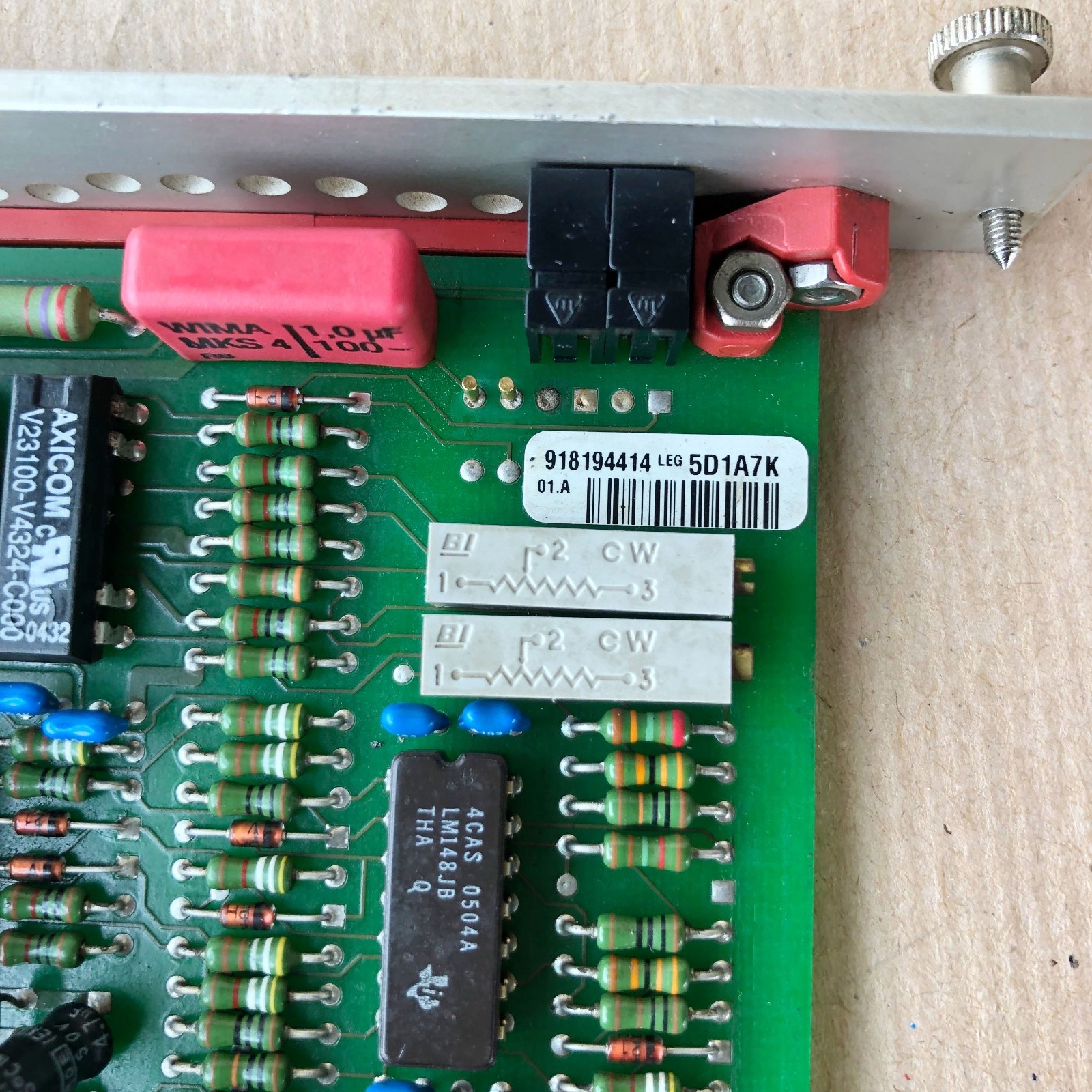 LIEBHERR 918194414 PRESSURE VALUE MEMORY CARD