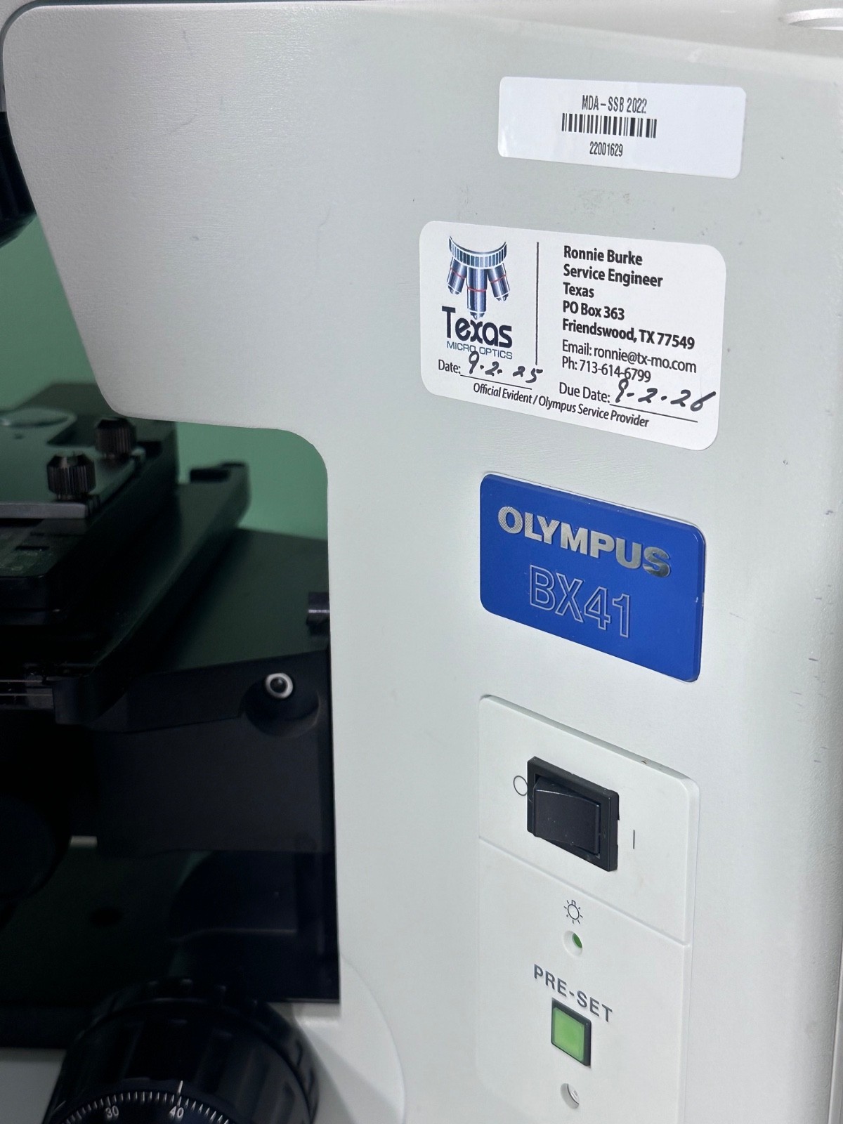 NICE Olympus BX41 Microscope with 3 Objectives, Ergonomic Tilting Head