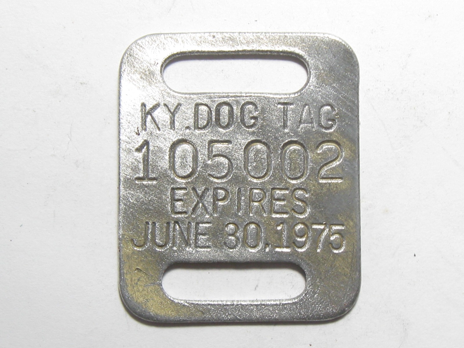 1975 KY Kentucky Dog Tax Tag License - #65070