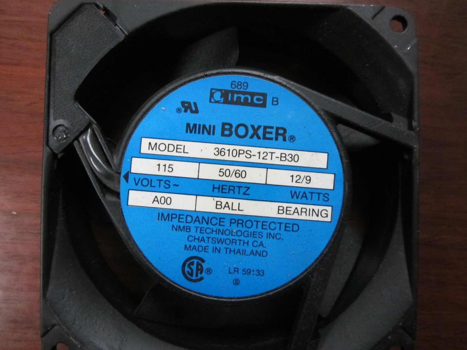 IMC Mini Boxer Fan 3610PS-12T-B30