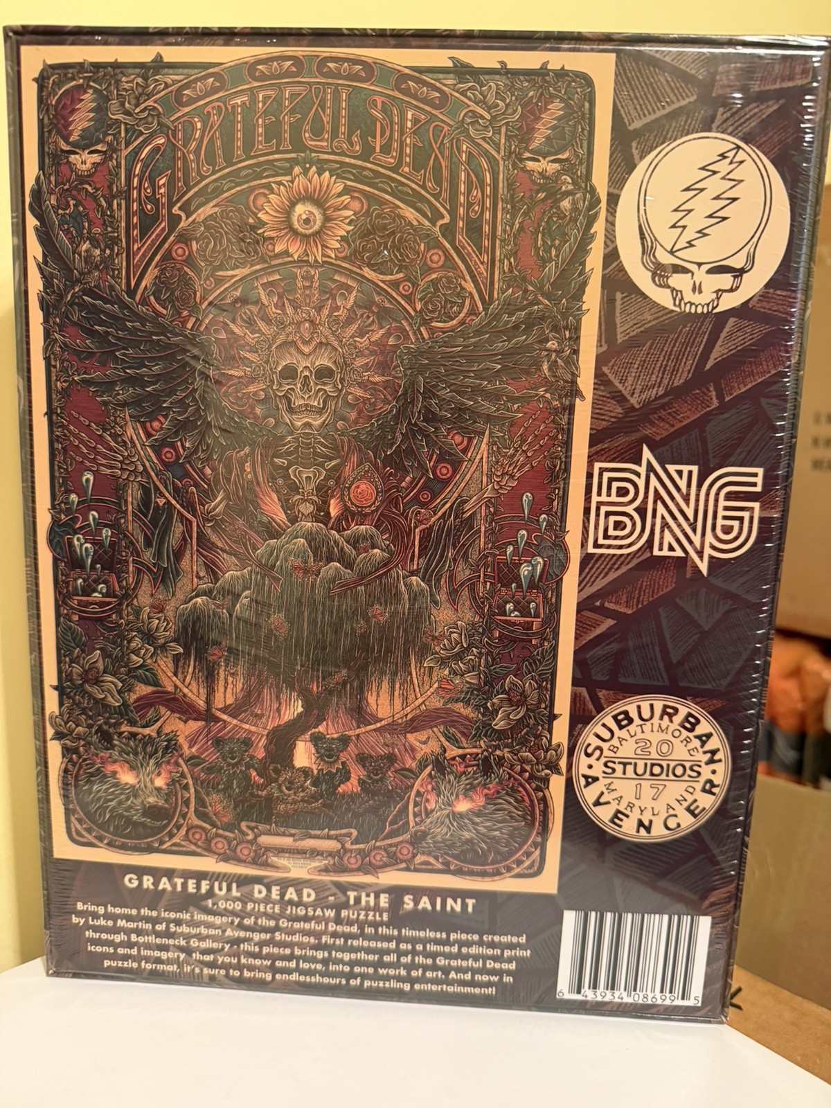 Grateful Dead - "The Saint", 1000 Piece Jigsaw Variant Puzzle + Poster /500