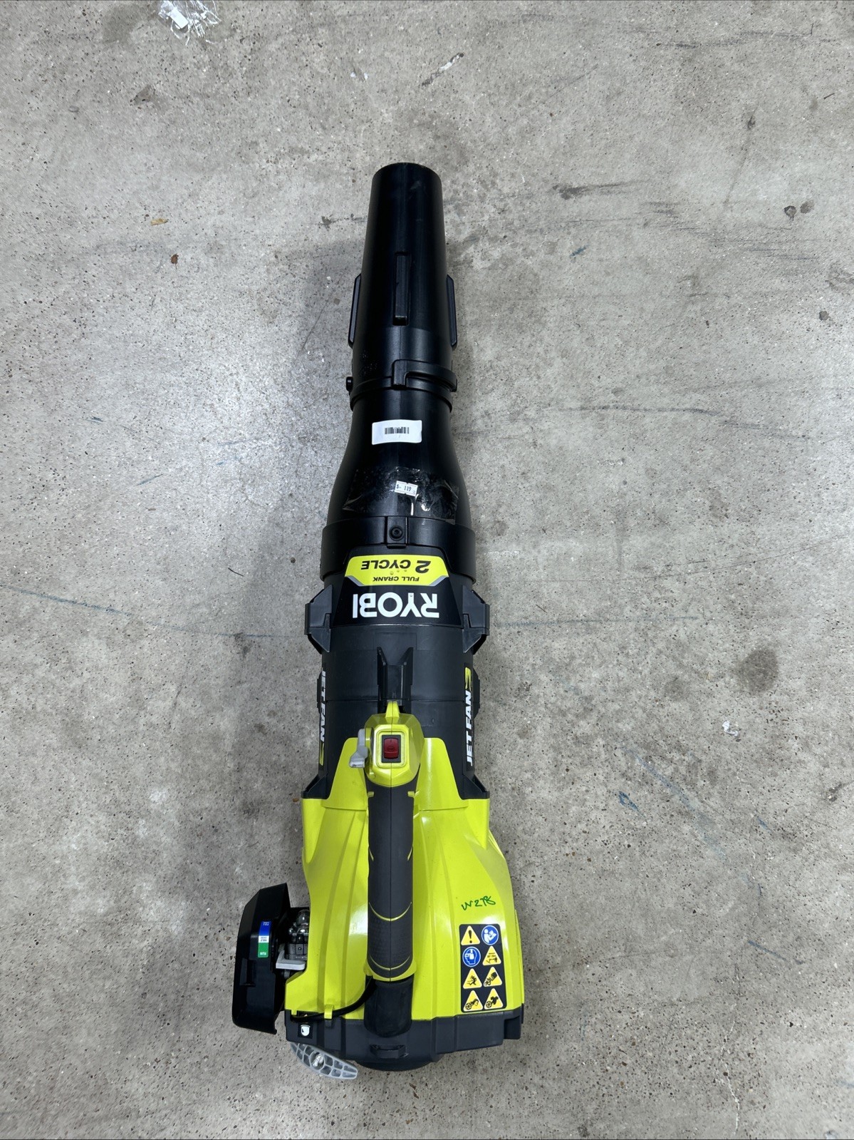 Ryobi 160 MPH 520 CFM 25cc Gas Jet Fan Blower (RY25AXB) W218