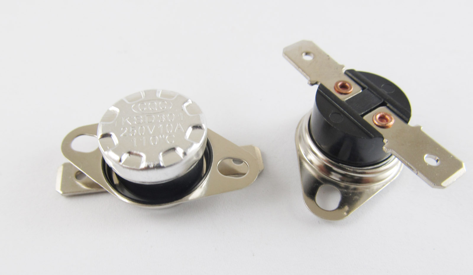 5pcs Temperature Controlled Switch Thermostat 110°C N.C. KSD301 Normal Close 10A