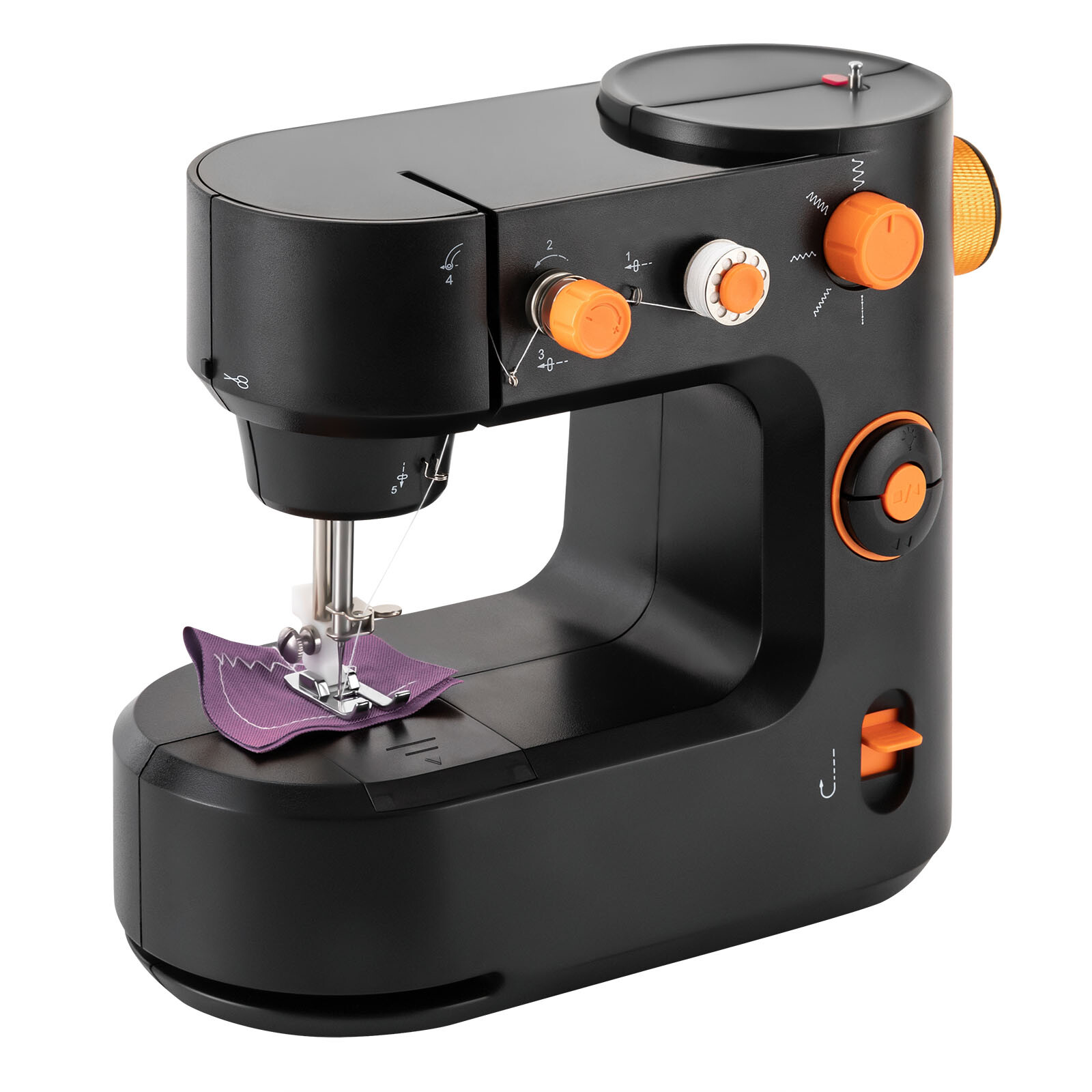 Portable Mini Electric Sewing Machine Two Modes With Storage Box For Beginners