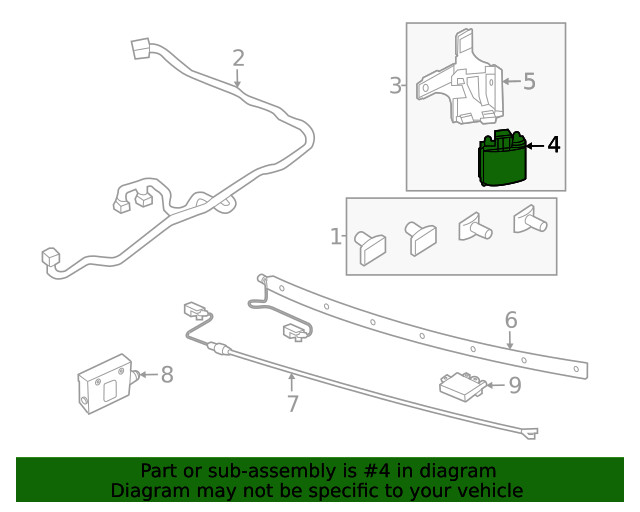 Genuine Ford Sensor LB5Z14C689B