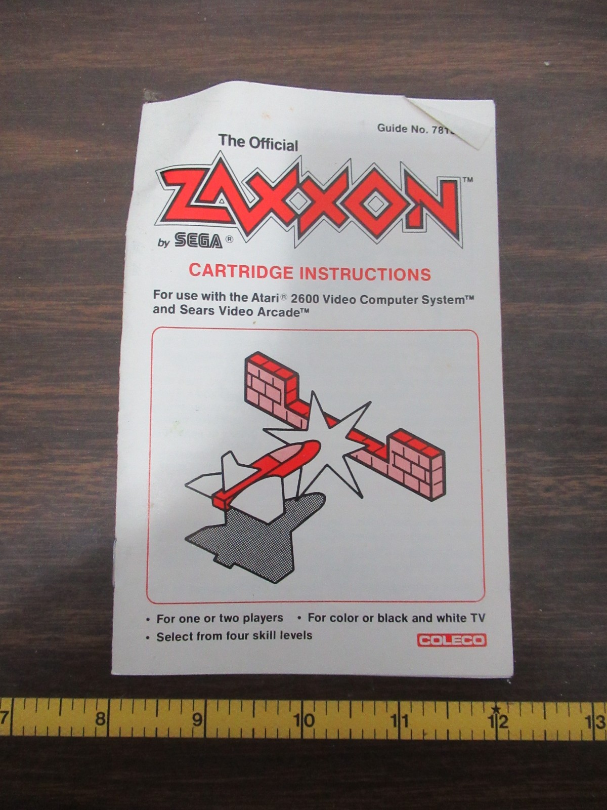 Vintage Atari 2600 lot of 9 books Zaxxon Bowling Pitfall Ice Hockey more