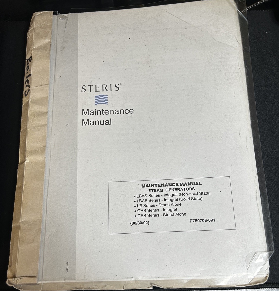 Steris Maintenance Manual Steam Generators P-750708-091