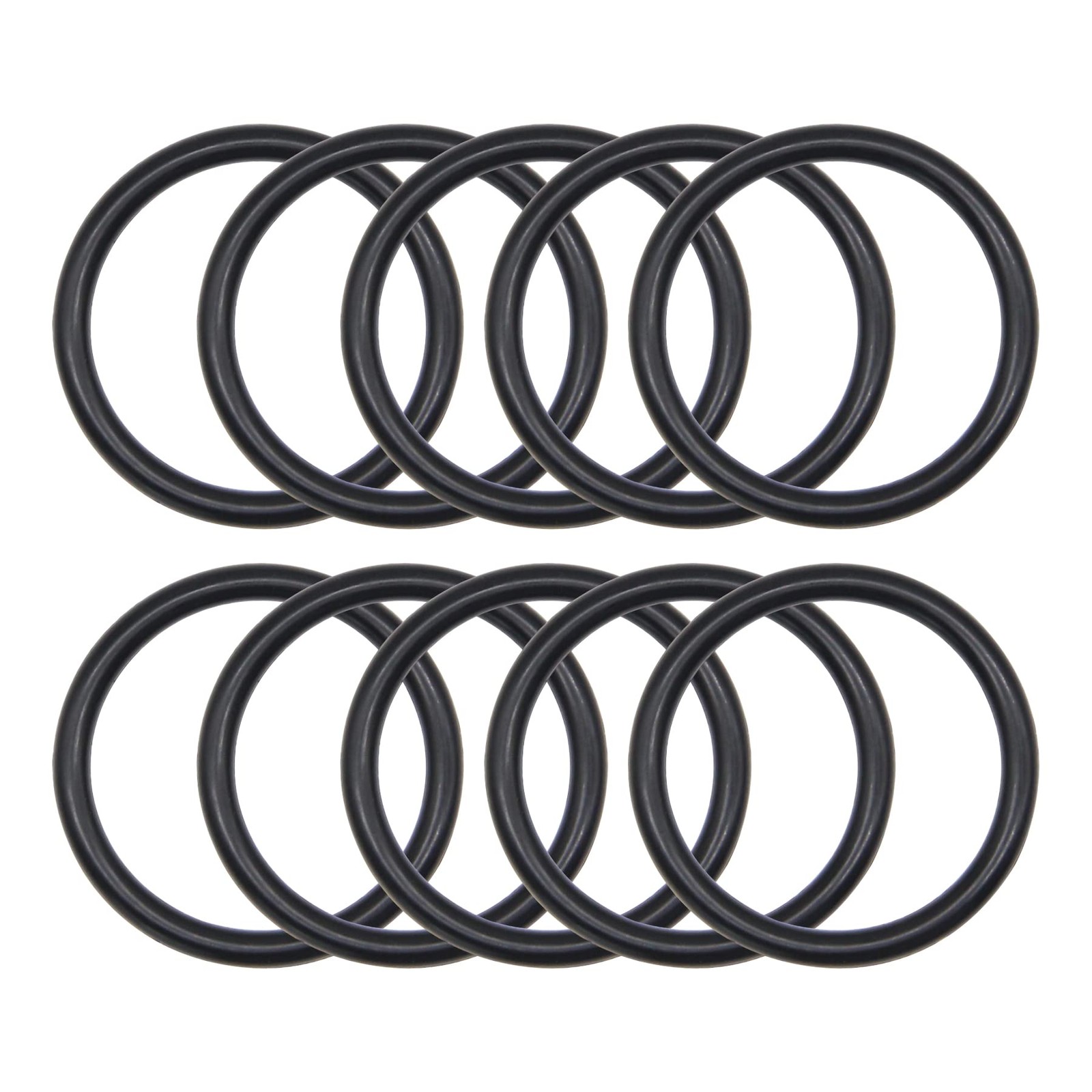 (10 PCS) 876-174 Piston O-Ring Part Compatible with Hitachi NV45AA Black