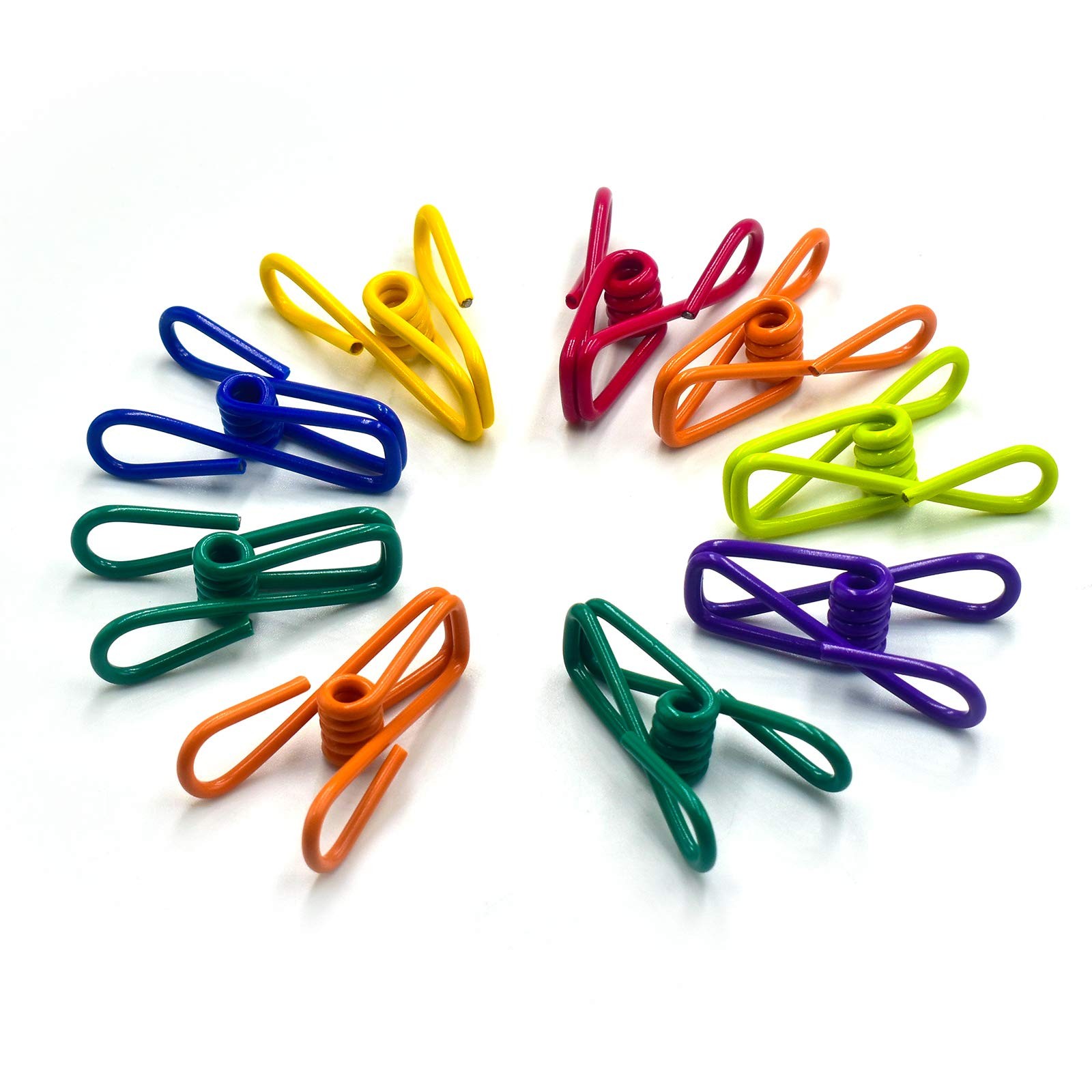 Chip Clips, Utility PVC-Coated Steel Clip for Food Package
