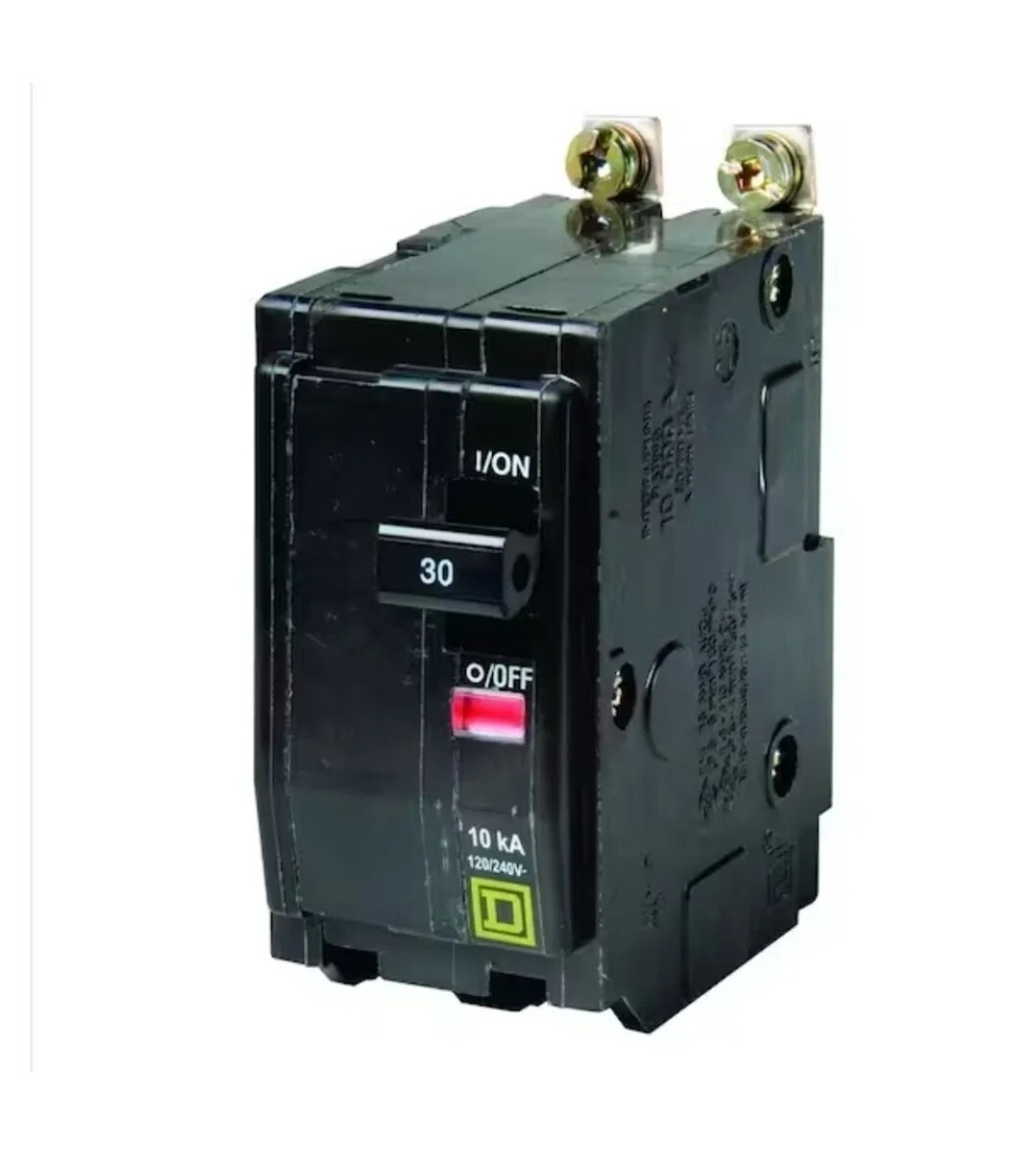 New Square-D 30A Bolt On Circuit Breaker QOB230 2-Pole, 30 Amp Single Phase