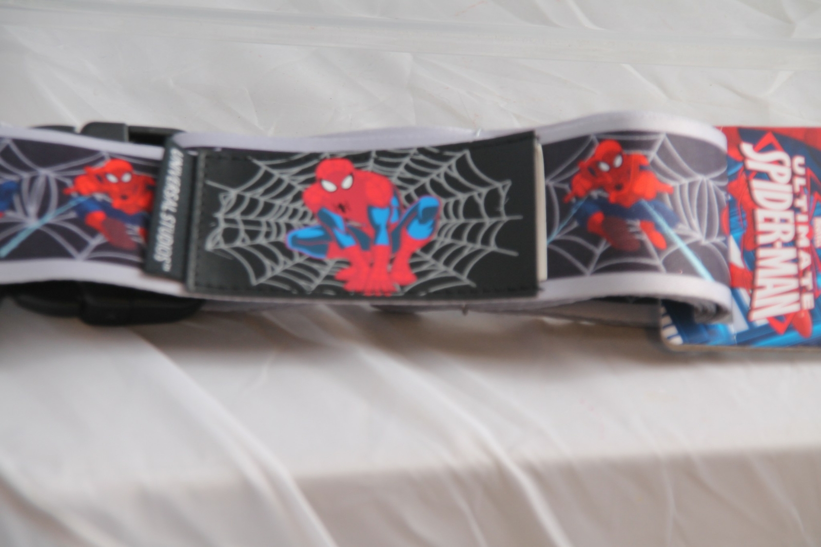 Universal Studios Spider-Man Marvel Ultimate Luggage Strap 80" NWT Travel ID