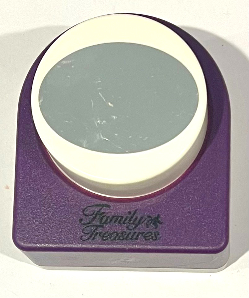 Family Treasures Medium Oval Shape Paper Punch 2" Cut Out Scrapbook or Cards