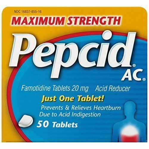 Pepcid AC Maximum Strength Acid Reducer , 50 Tablets, Exp:04/26