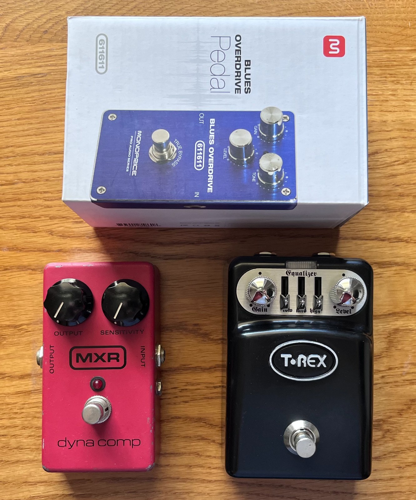 Pedal LOT Vintage MXR Dyna Comp 1988 w/ two extra pedals & included accessories