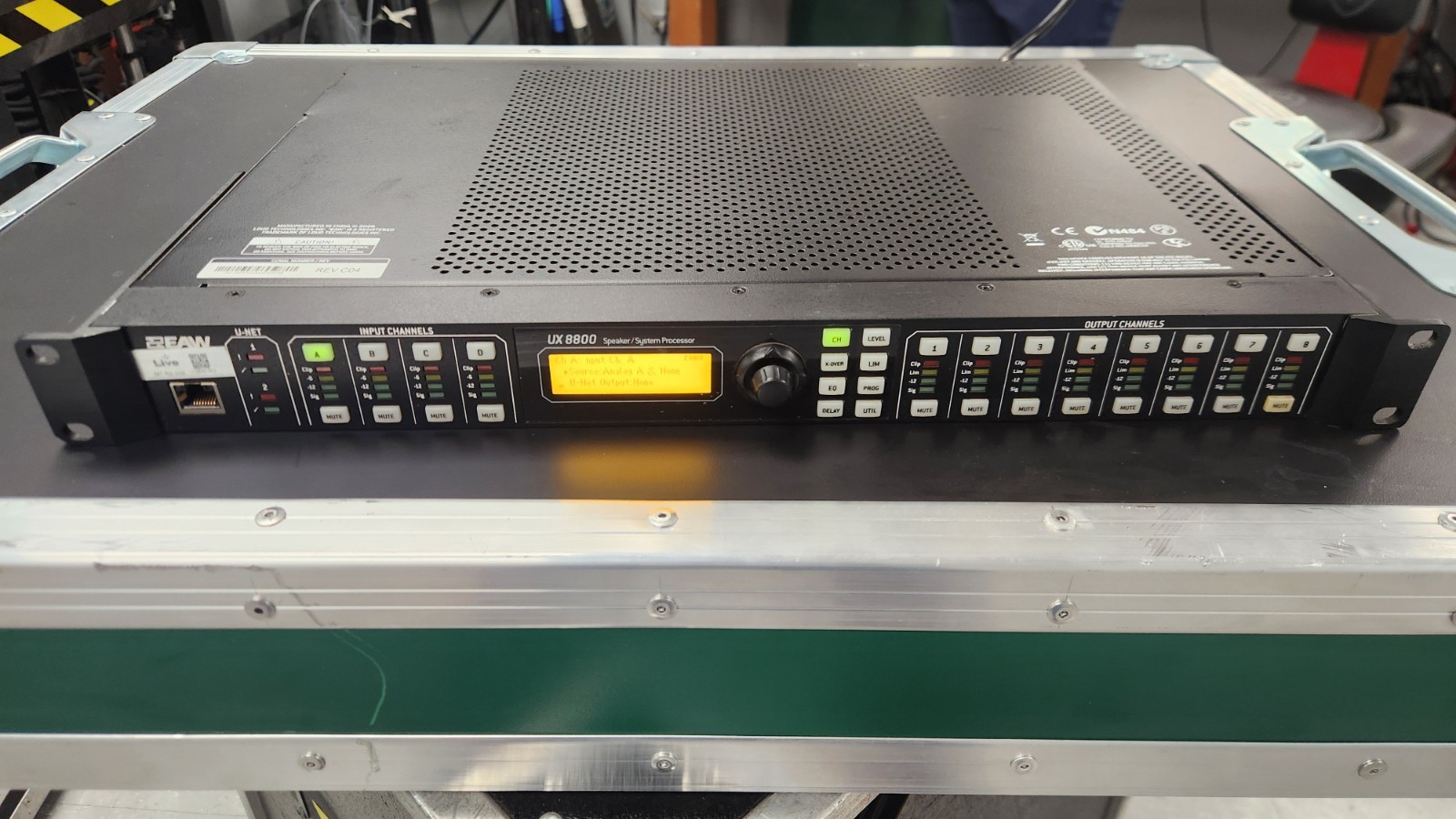 EAW UX8800 4 In, 8-out Digital Signal Processor Speaker Management Unit - ONE