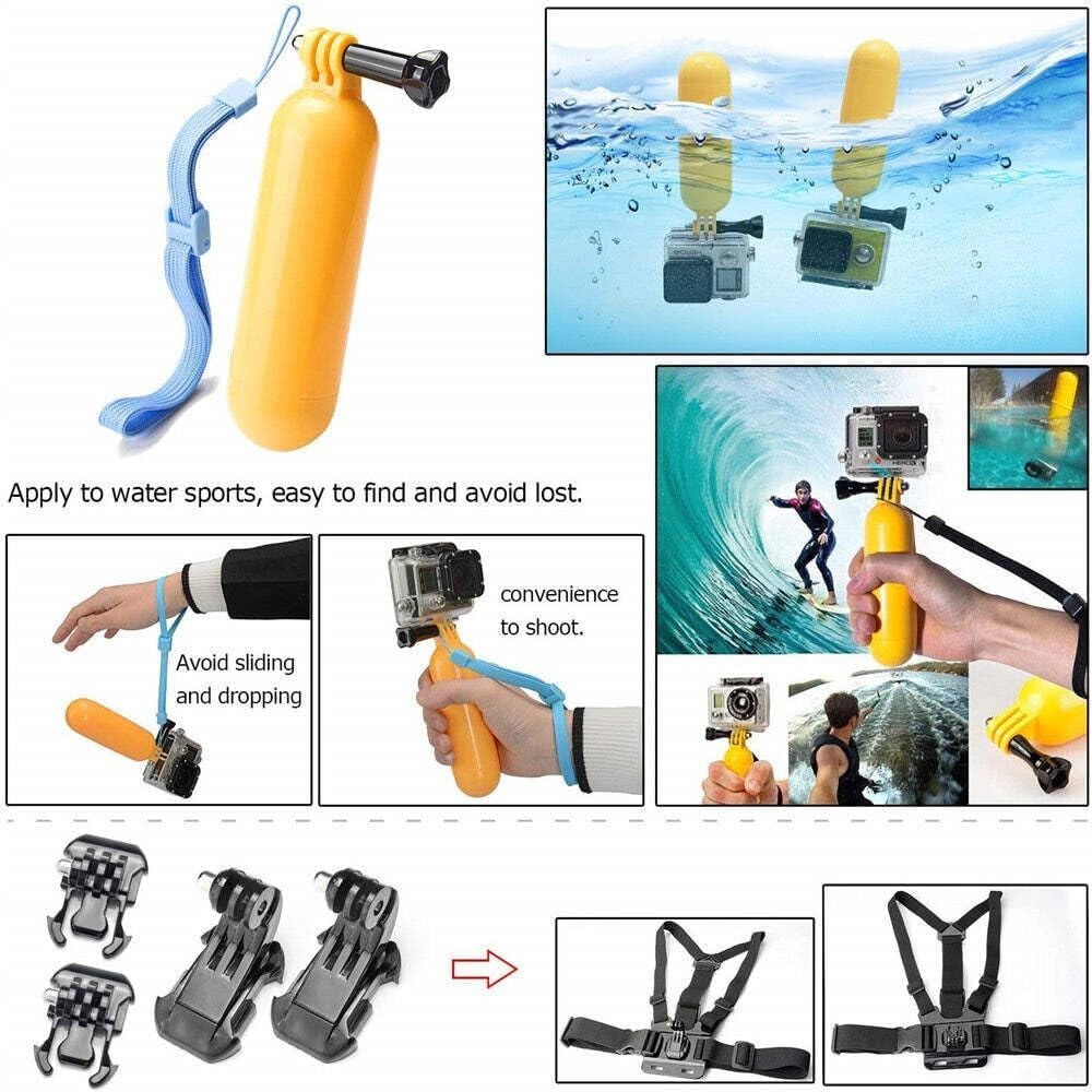 50 In 1 Action Camera Accessories For Gopro 13 12 11 10 9 8 7 6/DJI OSMO 4 3 2