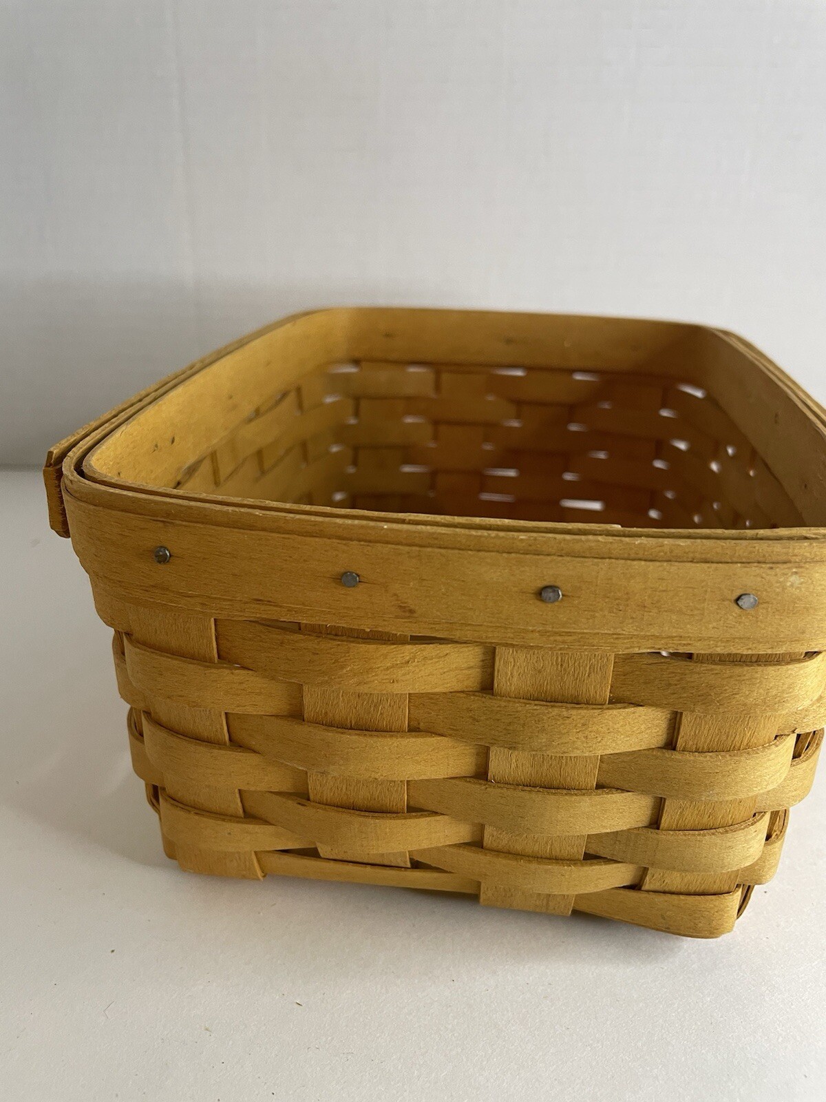 Longaberger 2000 Address Success Start Basket And Protector Set EUC