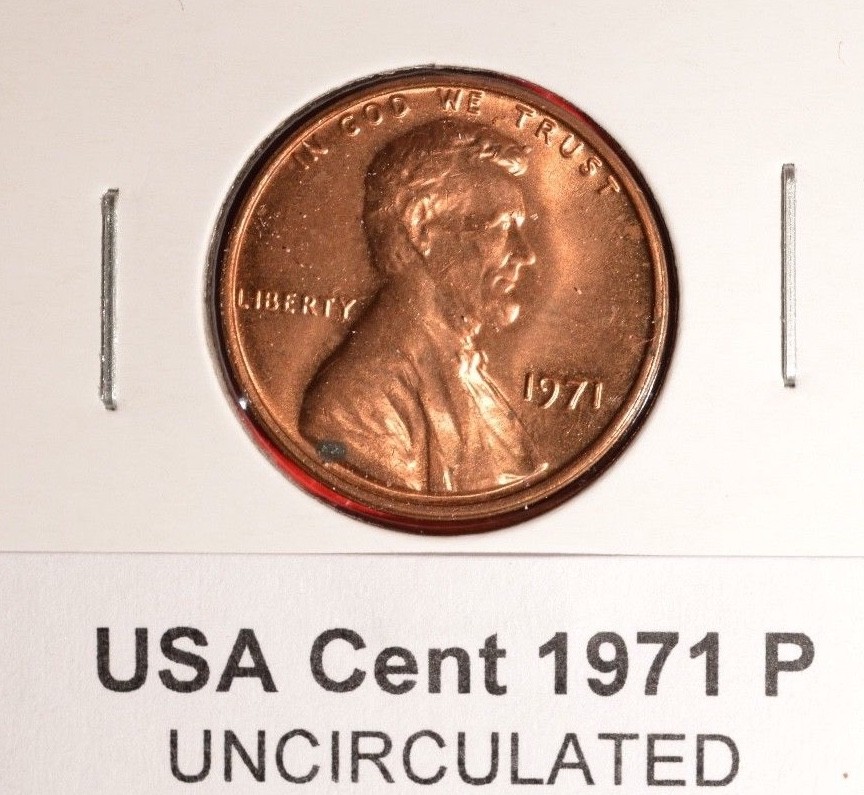1971 P - USA Small Cent - UNCIRCULATED