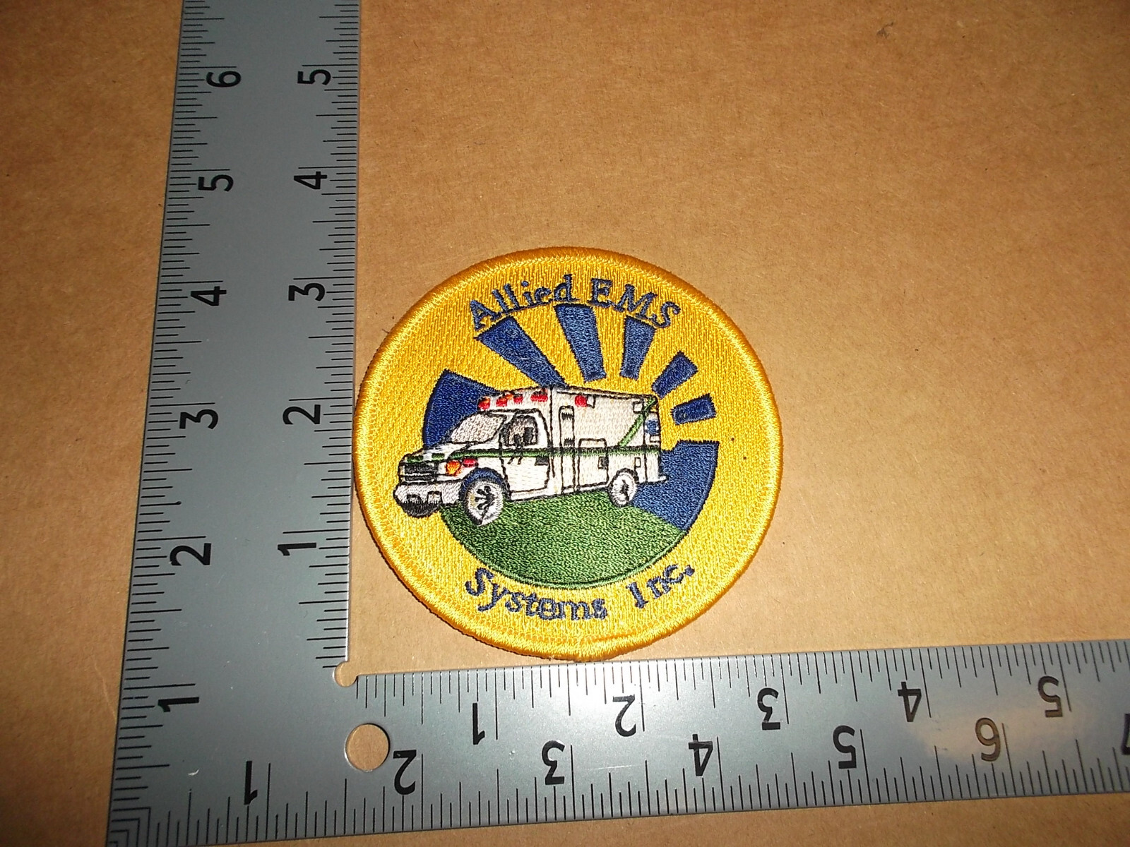 Allied EMS Systems Inc. Ambulance Service Fire EMS Patch~Michigan~MI~Brand New~