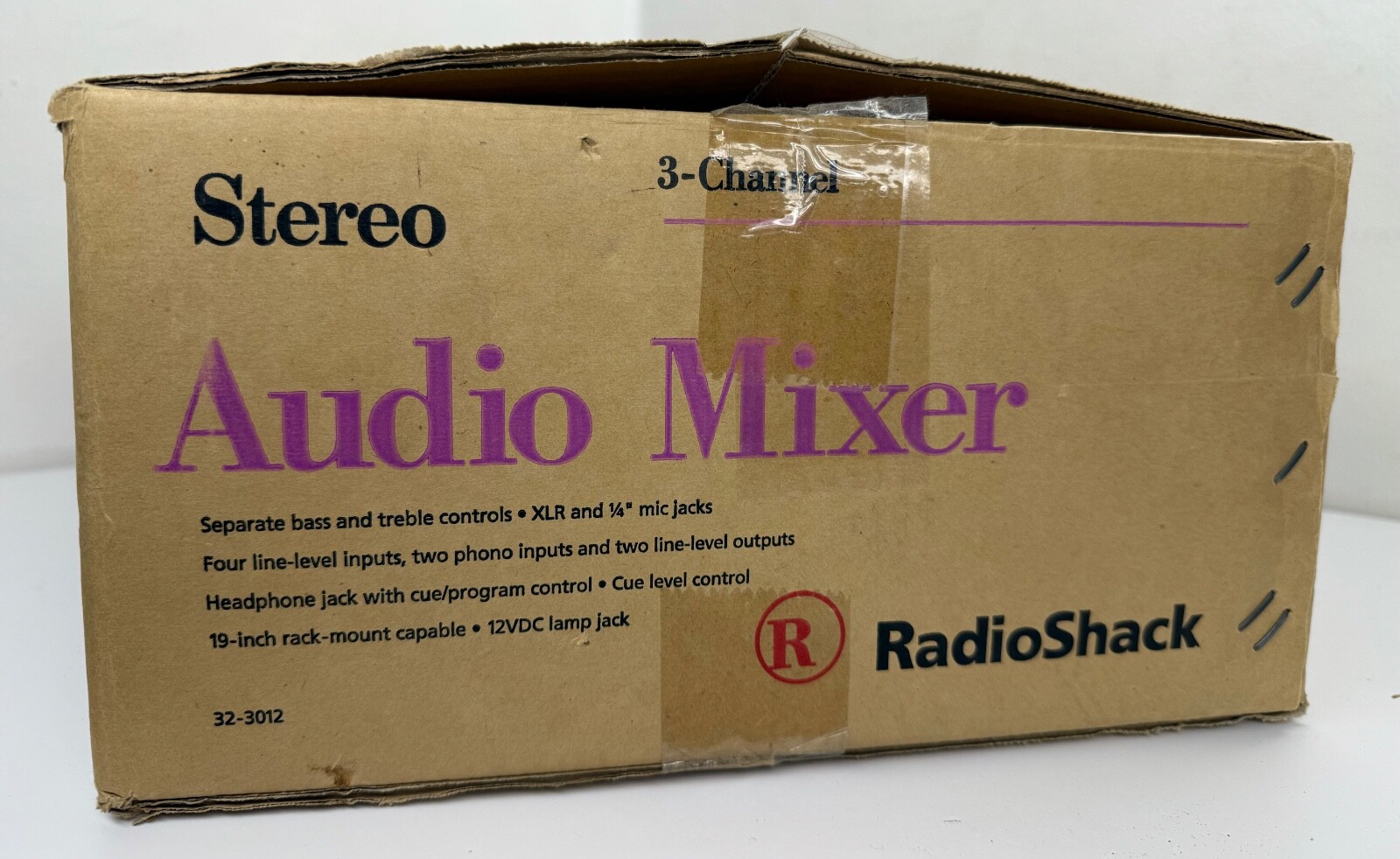 Vintage Radio Shack 7 Band Equalizer 3 Channel Stereo Sound Mixer 32-3012 NEW