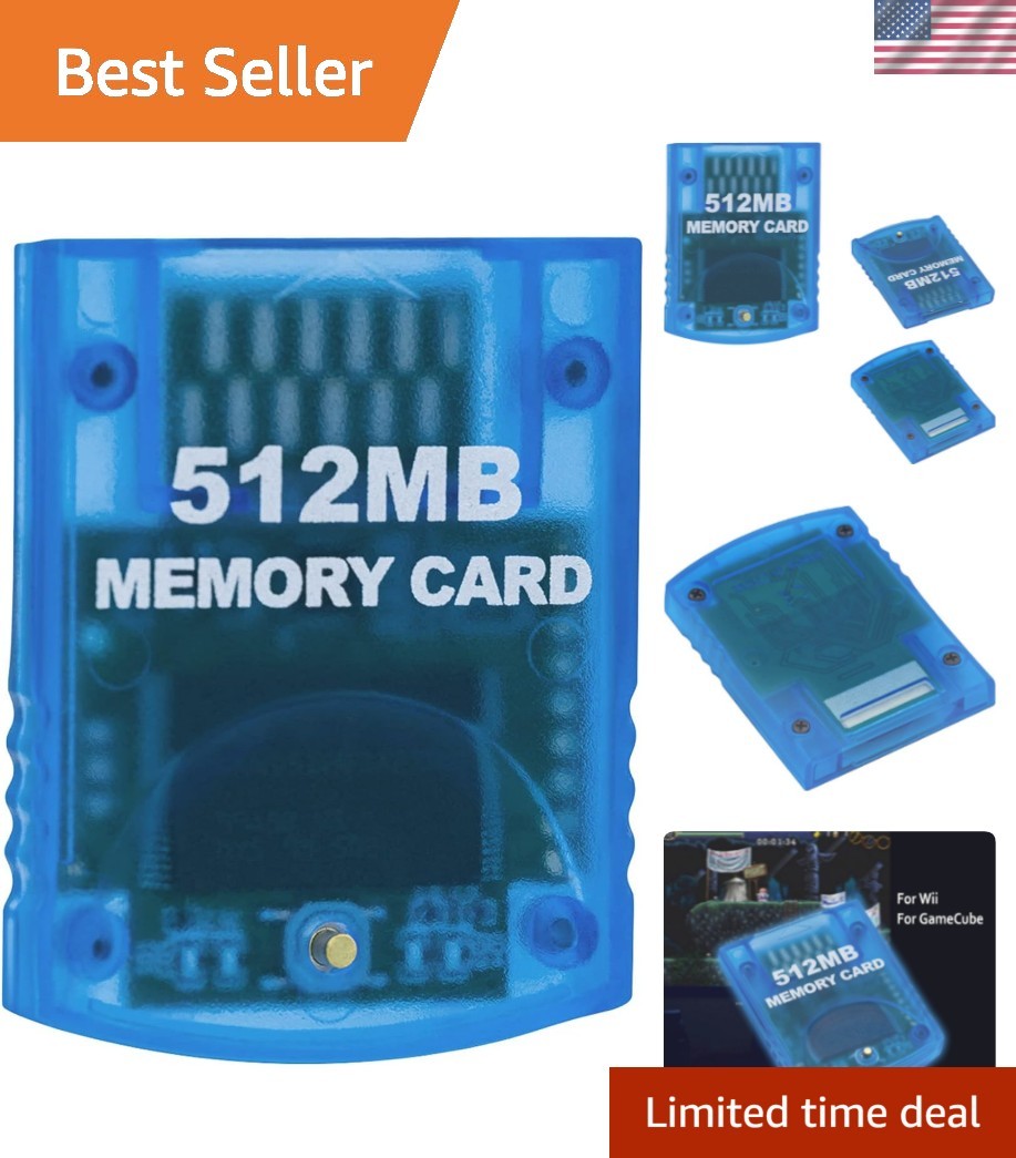 Gamecube Memory Cards,Memory Card Compatible with Gamecube and Wii Console - ...